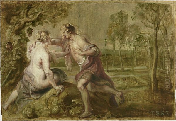 Vertumnus and Pomona - view 1