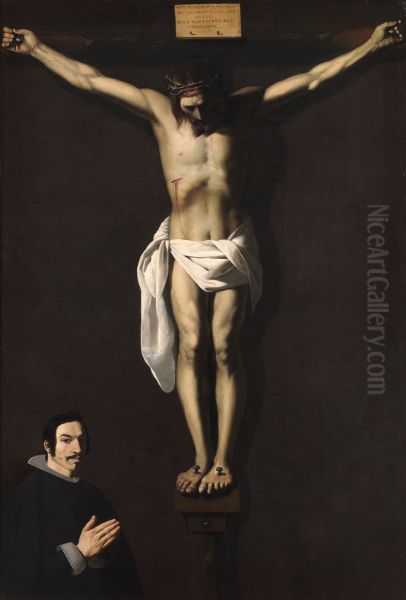 Christ Crucified with the donor - view 1