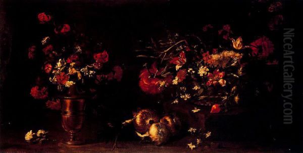 Vases and onions - view 1