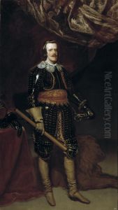 Philip IV in Armour, with a Lion at his Feet