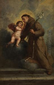 St Anthony of Padua with the Child Jesus