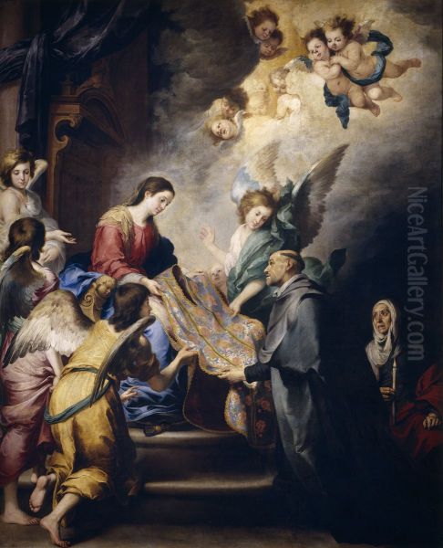 Aparicion de la Virgen a San Ildefonso - view 1