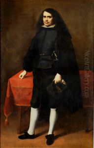 Portrait of a Gentleman in a Ruff Collar by Bartolome Esteban Murillo