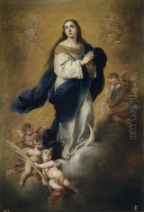 La Inmaculada Concepcion by Bartolome Esteban Murillo