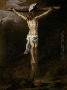 Cristo en la cruz by Bartolome Esteban Murillo