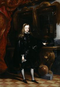 Carlos II de Espana by Juan Carreno De Miranda