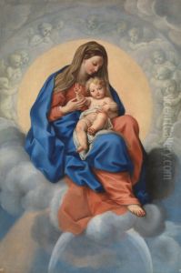 Madonna and Child by Carlo Maratta or Maratti