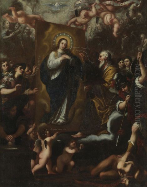Dios Padre retratando a la Inmaculada - view 1