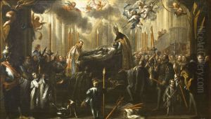 El entierro del conde de Orgaz by Miguel Jacinto Melendez