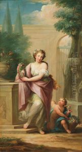 La Primavera by Mariano Salvador Maella