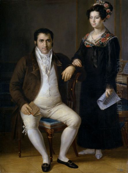 Pedro Benitez and His Daughter Maria de la Cruz - view 1