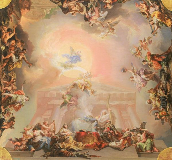 Sketch for Allegory of the Institution of the Order of Charles III - view 1