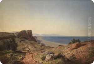 Un paisaje. Recuerdos de Andalucia, costa del Mediterraneo, junto a Torremolinos Un paisaje. Recuerdos de Andalucia, costa del Mediterraneo, junto a Torremolinos