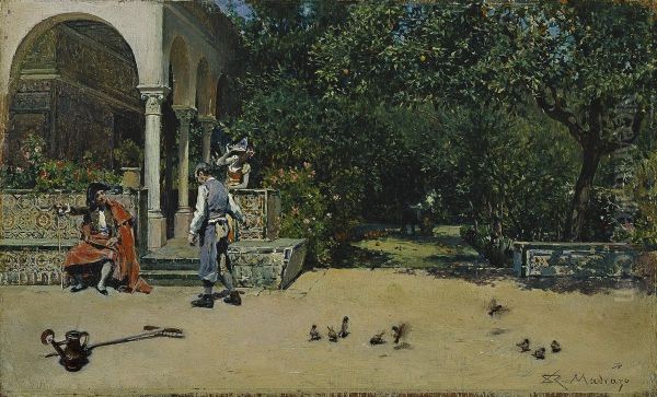 El Pabellon de Carlos V en los jardines del Alcazar de Sevilla - view 1