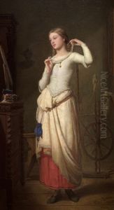 "Margarita delante del espejo" by Manuel Dominguez Sanchez