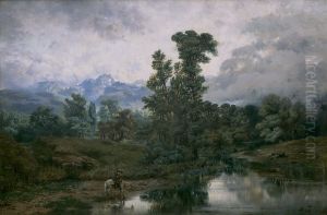 Paisaje de El Pardo al disiparse la niebla