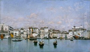 La Riva degli Schiavoni en Venecia by Martin Rico