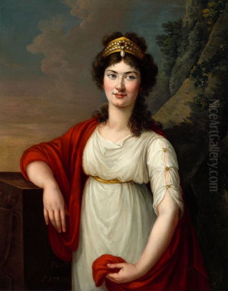 Portrait of Ludwika Lanckoronska nee Rzewuska. - view 1