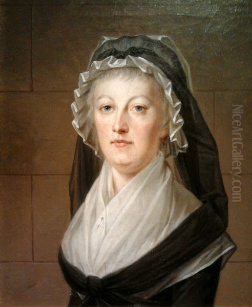 Marie Antoinette in the Temple prison. - view 1