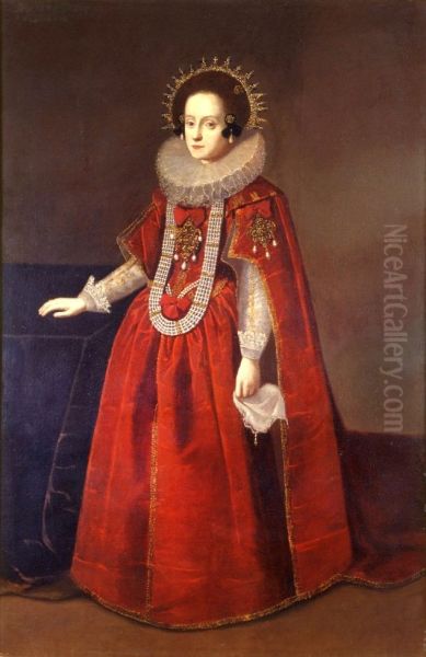 Portrait of Queen Constance of Austria. - view 1