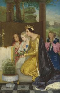 Saint Amelia, Queen of Hungary by Paul Delaroche