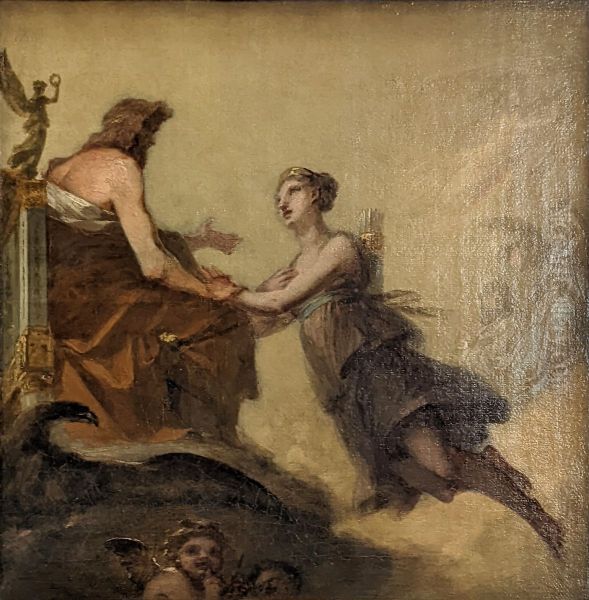 Diane implorant Jupiter de ne pas l'assujettir aux lois de l'hymen - view 1