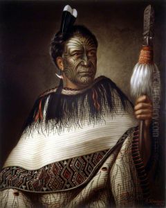 Portrait of Ngairo Rakai Hikuroa by Gottfried Lindauer
