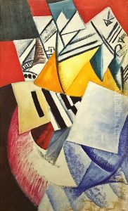 Composition with Cards by Olga Rozanova