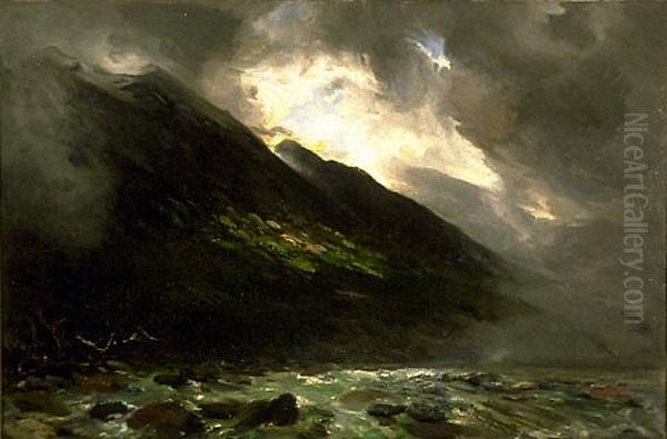 Mount Rolleston and the Otira River - view 1