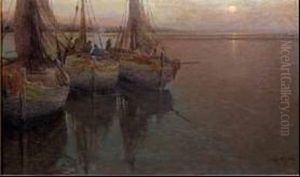 Laguna Al Tramonto by Ludovico Cavaleri