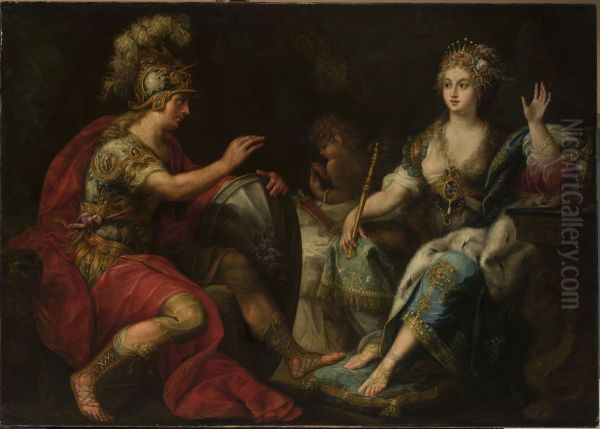 Aeneas before Dido - view 1
