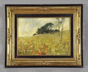 Campo Con Papaveri by Ludovico Cavaleri