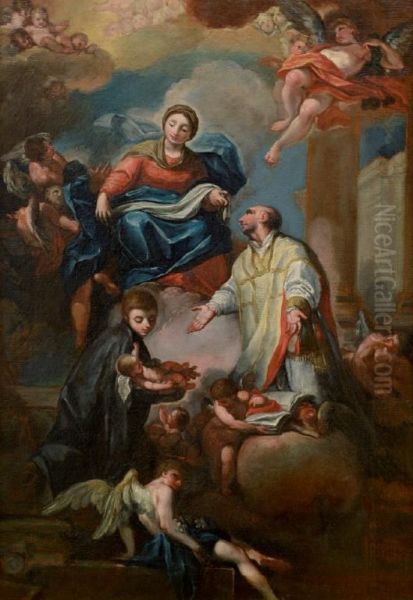 Two Saints in Adoration - view 1