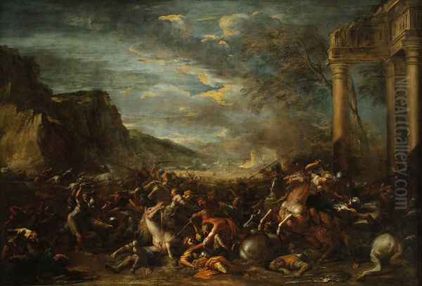 A Cavalry Battle - view 1