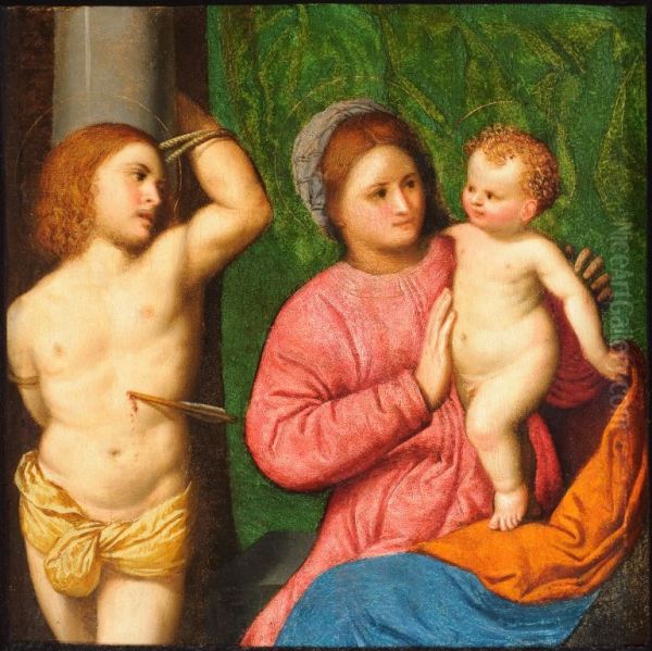 Madonna and Child with Saint Sebastian - view 1