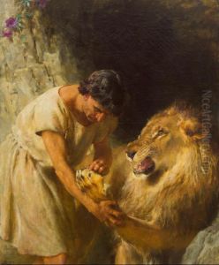 Androcles and the Lion by Briton Riviere
