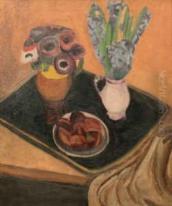 Anemones and Hyacinths by Frances Hodgkins