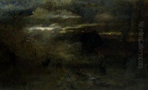 Dutch Landscape with Shepherd by Petrus van der Velden