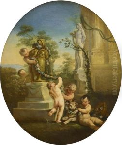 Bacchanals II by Jacopo Amigoni