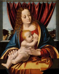 Madonna and Child by Marco D'Oggiono