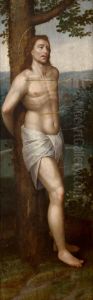 Saint Sebastian by Juan De Juanes