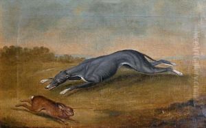 Untitled (Hound Chasing a Hare) by George Stubbs