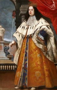 Portrait of Cosimo III de' Medici in grand ducal robes. by Baldassare Franceschini