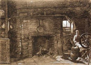 Stone Cabin by Charles J. Fiscus