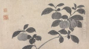 Branch of Fruit Bearing Tree by Shen Zhou