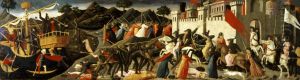 Battle of Camilla and Aeneas by Domenico Di Michelino