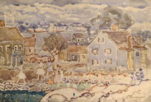 Glimpse of the Harbor, Gloucester by Maurice Prendergast