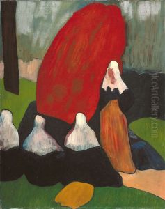 Breton Women with Seaweed.