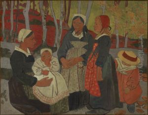 Bretons in the Forest of Huelgoat by Paul Serusier