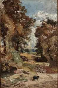 The Cornfield by John Constable